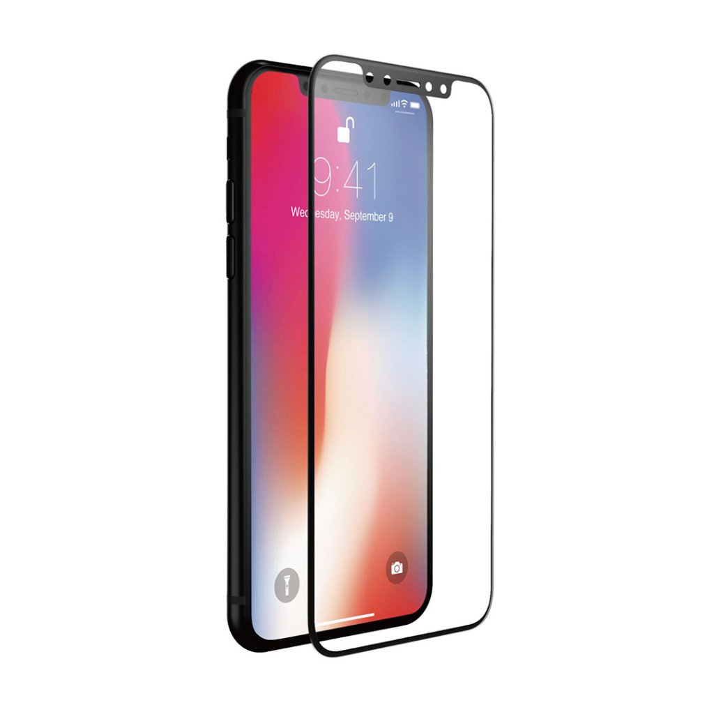 Just Mobile Xkin 3D Tempered  Glass  f r iPhone  XS X  