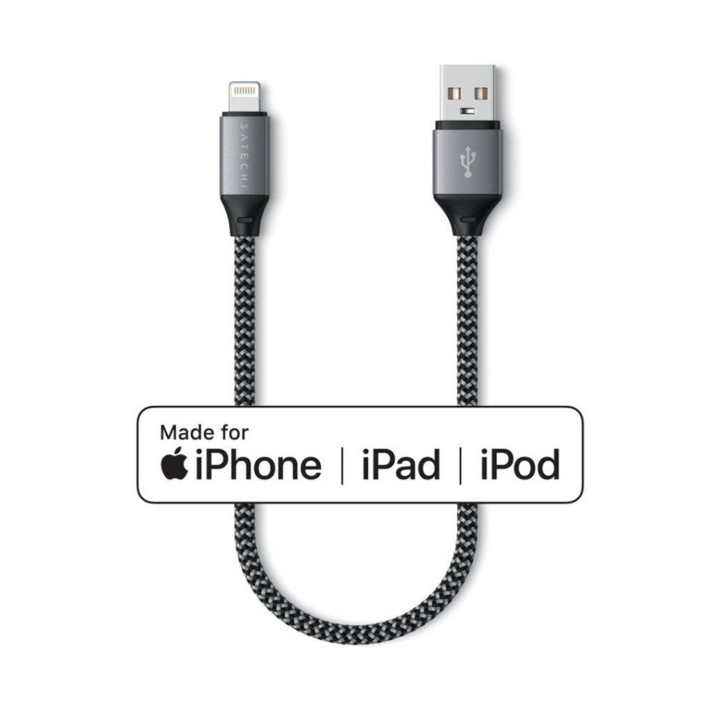 Satechi USB-A till Lightning-kabel 25 cm