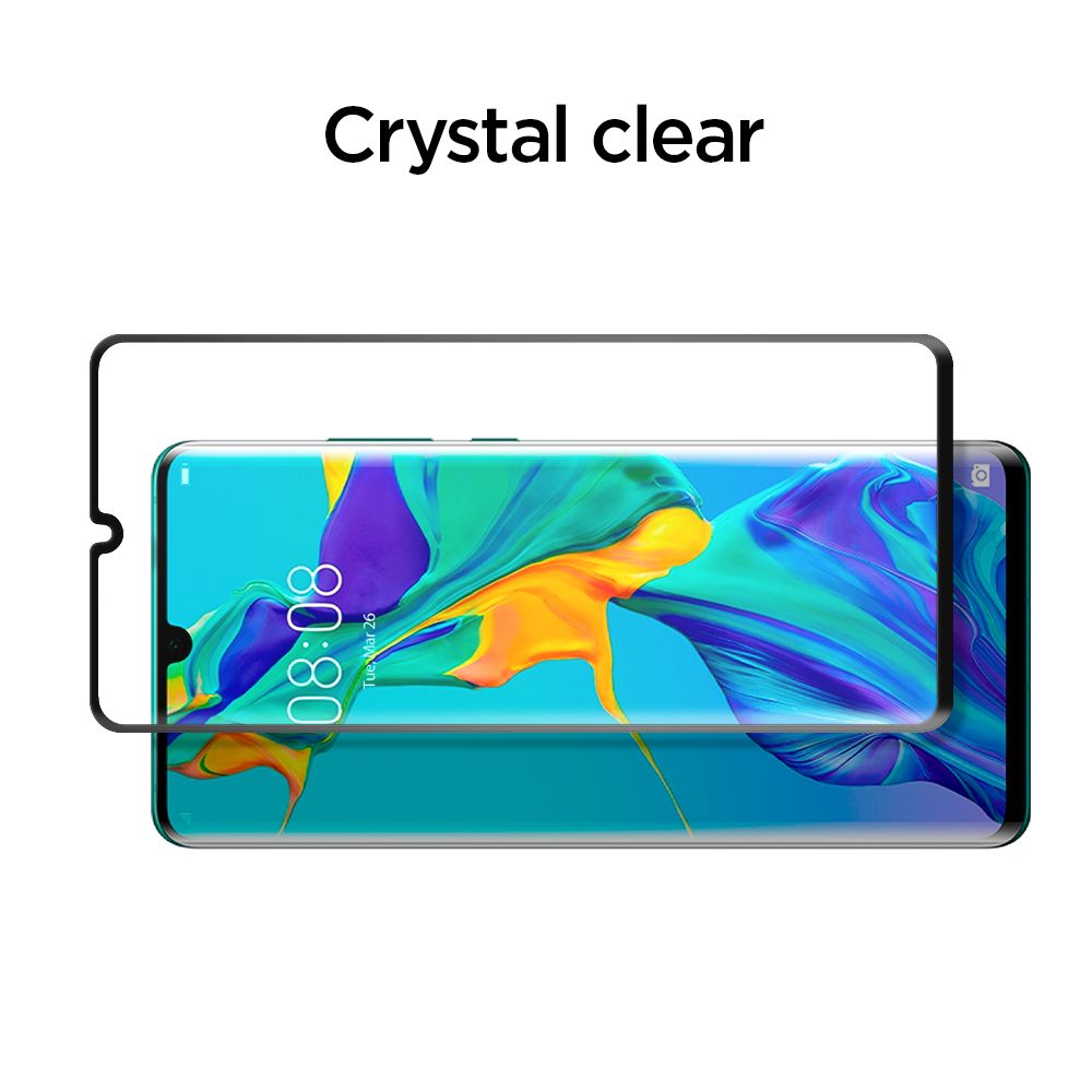 SPIGEN Härdat Glas Tr Slim Huawei P30 Pro Svart